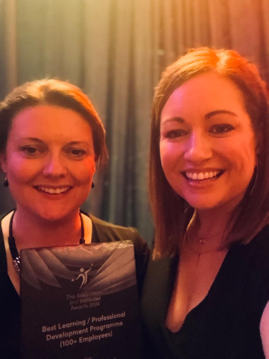 ClaireOMahony10's tweet photo. Delighted to win best Learning/Professional Development Programme at the Association and Institutes Awards! Well done to the entire Diploma Team @LawSocIreland @LawSocEdu *Diploma in Aviation Leasing &amp; Finance* wins another award! #AssocAwardsIRL https://t.co/ylCvbhU9O9