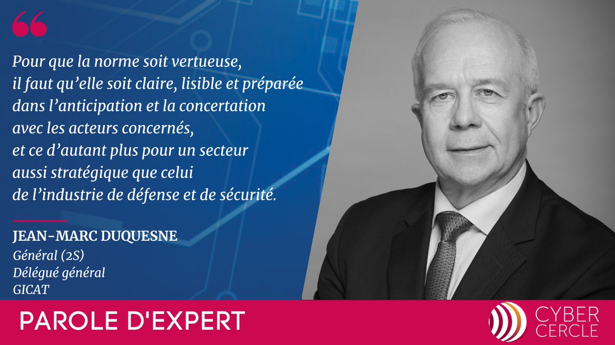 CyberCercle's tweet photo. đ#VendrediLecture
âLâĂ©conomie de guerre et lâincontournable #resilience #cyber de la #BITDâ une #ParoledExpertCyberCercle de Jean-Marc DUQUESNE DG @GICAT_FR
đhttps://t.co/rLoPU9MGbN
Face au #RMC & à #NIS2, un éclairage sur les enjeux pour les #PME
#defense #reglementation https://t.co/R3MT2uonBb