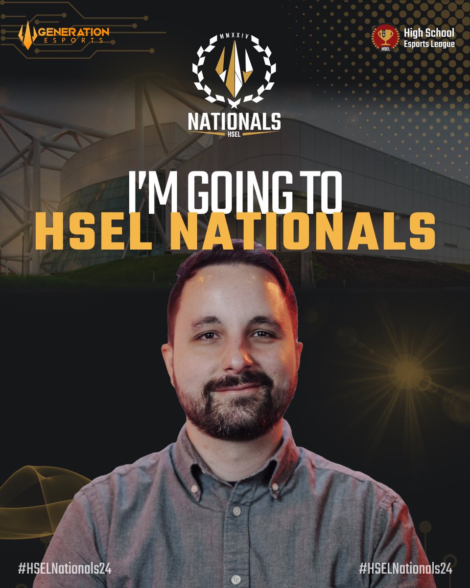 I'm headed to #HSELNationals2024 presented by @oakley this June 7-9 at @MidwestFestGG! So excited to meet all these dedicated players and coaches in person! I will be the TO for a certain fighting game from Nintendo. @HSELesports @JoinGenEsports