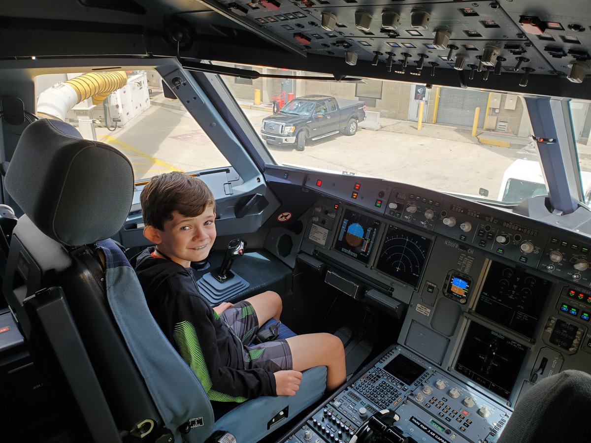 First Officer David E., based in PHL, shared some heartwarming moments from a recent Take Your Child To Work Day organized by his son's school. They spent a few hours exploring the <a href="/PHLAirport/">PHLAirport</a>, chatting with <a href="/TSA/">TSA</a>, PHL Police, Frontier gate agents, and flight attendants.