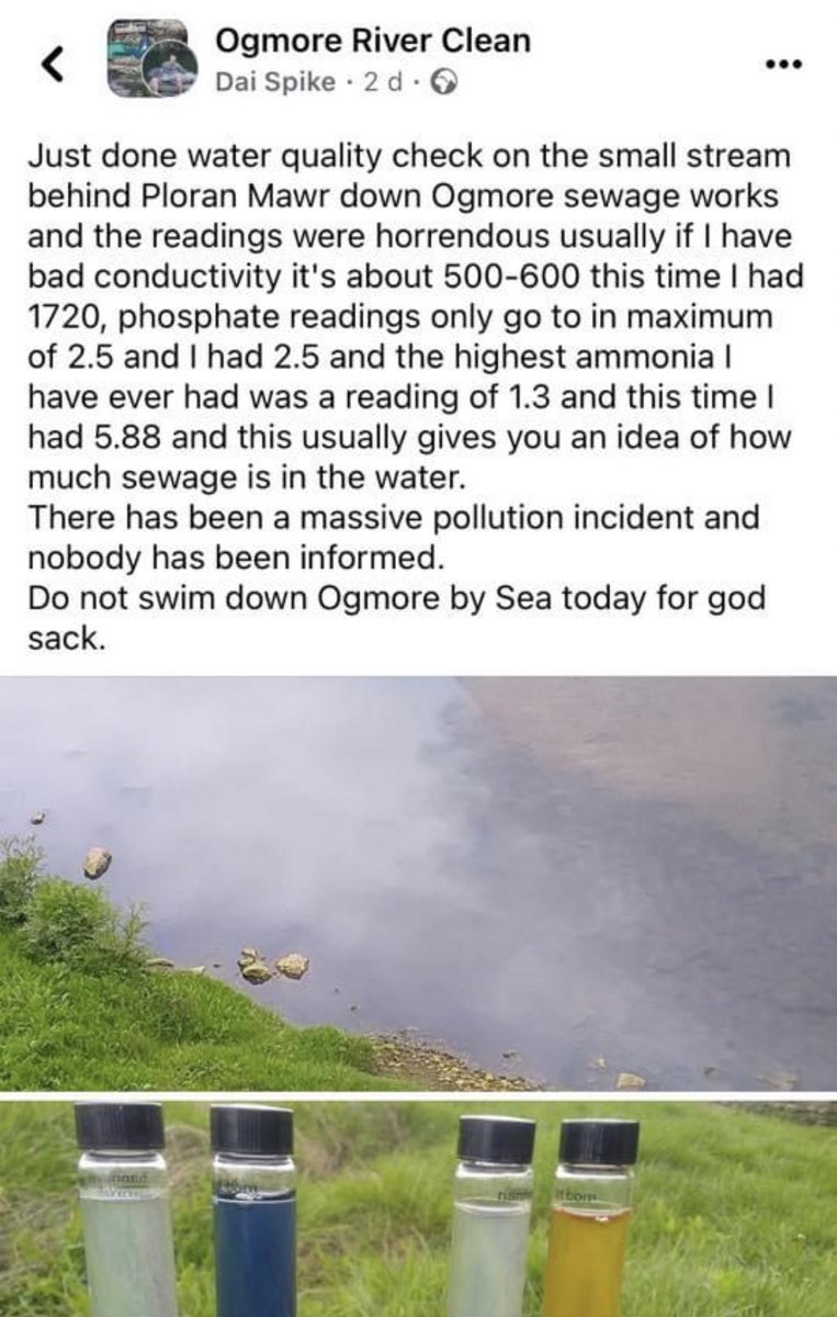 jaackccfc's tweet photo. More pollution in Ogmore-by-Sea from @DwrCymru - Shocking.  @Feargal_Sharkey https://t.co/E9oJnfTzOR