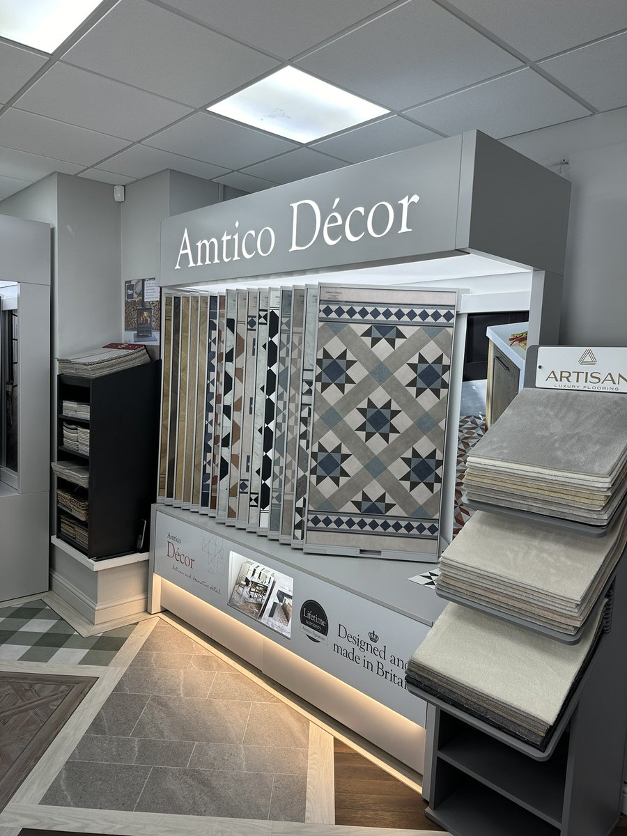 We have been busy refreshing our Reigate showroom, we are now an Amtico One Premium Retail Partner. 

Take a seat at our design table.
#amtico #amticoflooring #reigate