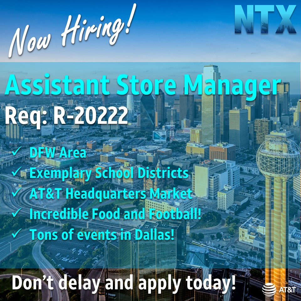 📣Are you ready to take that next step in your career? ✨We are looking for the brightest leaders to join the NTX leadership team as an Assistant Store Manager at our Mansfield location! R-20222 Don't delay & apply today! @mrodriguez_bk @Julian_NTX @LillardDerick @AivyLeague