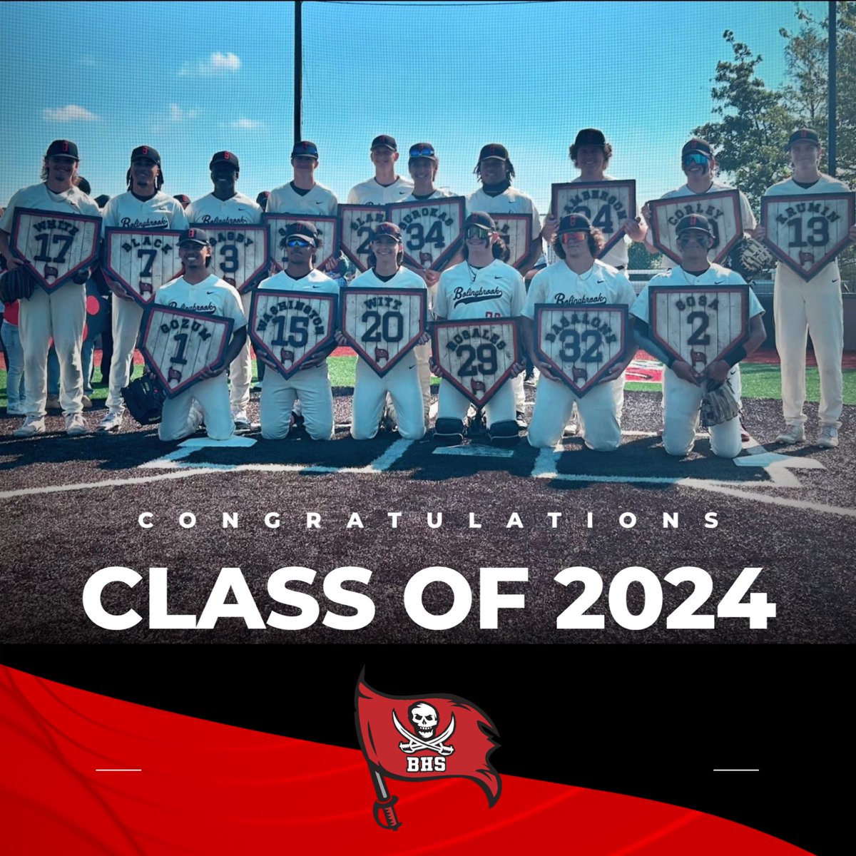 Happy Graduation Class of 2024! #BrookBoys #LETSGO