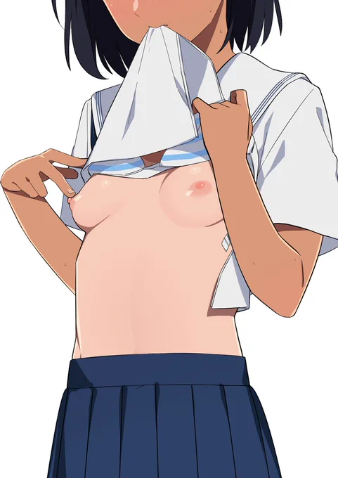 NSFWらくがき。リクエスト頂いた、サマータイムレンダ の 小船澪。ちょっと、気になったところ修正。 