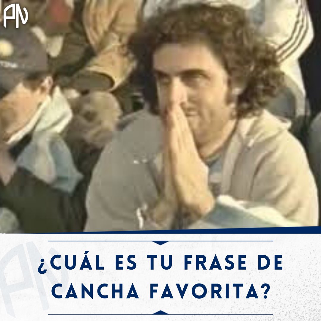 🫶🏼🇦🇷 Este tuit se responde con tu FRASE DE CANCHA favorita.

Empezamos nosotros.

“Vayan para adelante…”