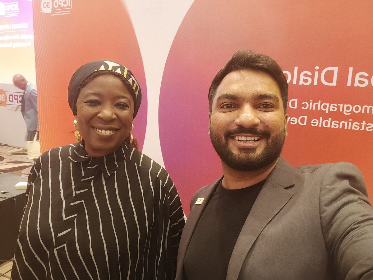 Great meeting again with @Atayeshe, Executive Director & @dienekeita, Deputy Executive Director @UNFPA at the #ICPD30 Global Dialogue in Dhaka! These two wonder women motivate me to work even harder on #SRHR and #YouthAdvocacy. Here’s to making a positive impact together!