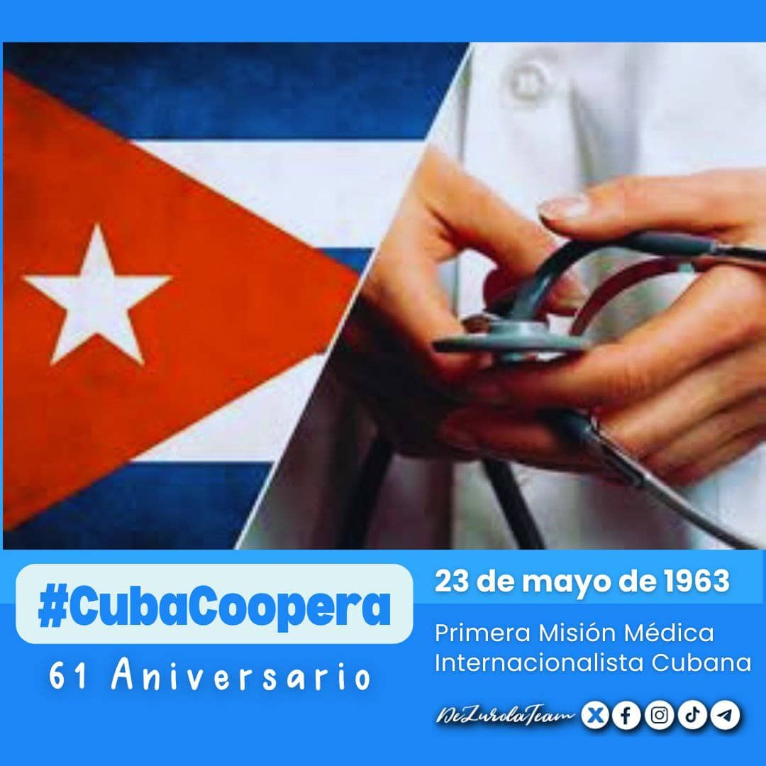 cdisaenzdc's tweet photo. Los colaboradores de la salud cubanos del CDI Gran Colombia, parroquia Santa Rosalía en Distrito Capital saluda el Aniversario 61 de la Cooperación Médica Internacional. #CubaCoopera #CubaPorLaVida #40AniversarioUCCM https://t.co/mECqOrRJ5g