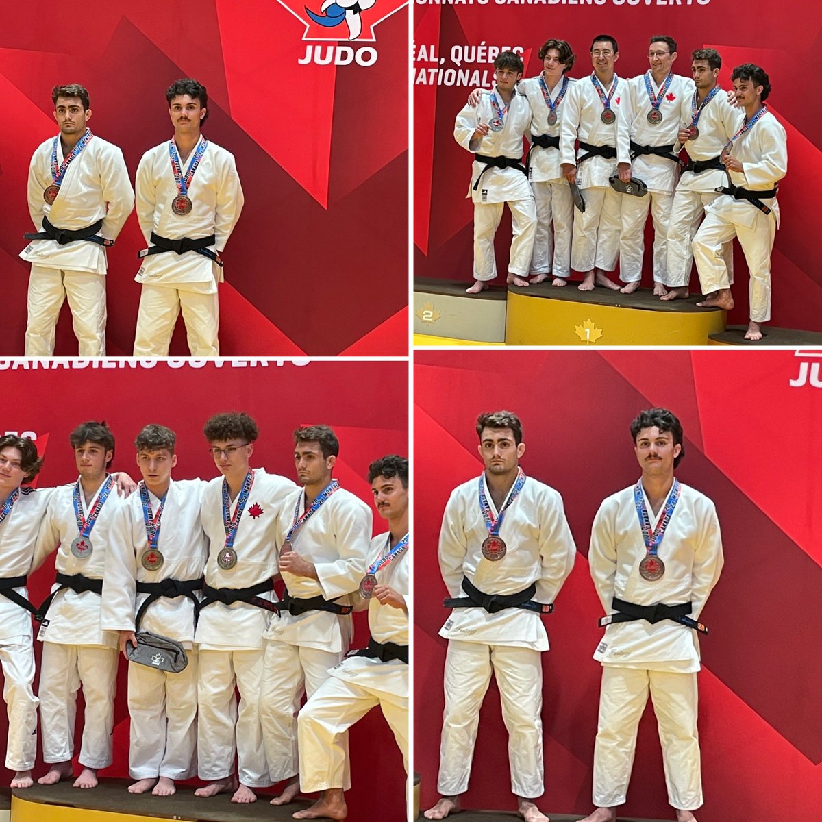 ManueleFantozzi's tweet photo. After two years we returned to compete at the Kata Nationals. The result was not as hoped, but we brought home two bronze medals in NnK U23 and Senior. #judo #judoTalk #judocanada #judoinside https://t.co/se9o4apEt9