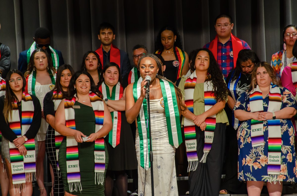 🌍✨ Throwback to this year's ENMU Sashing Ceremony! Graduating students from around the globe celebrated their achievements by being sashed with their country's flag. At ENMU, we pride ourselves on diversity. Congrats to all our multicultural graduates! 🎓🎉