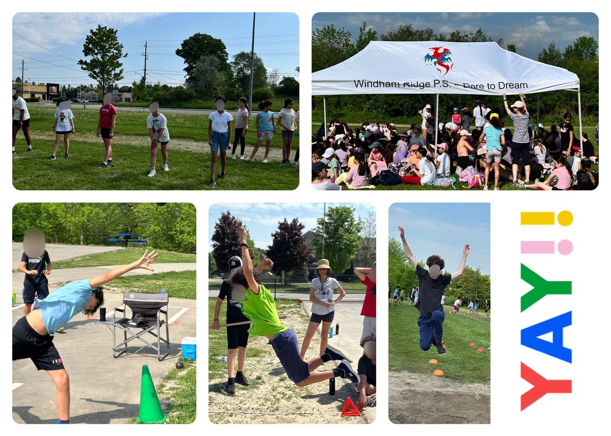 Track &amp; Field excitement  <a href="/WRPS_YRDSB/">Windham Ridge PS</a>! Congrats to all students for demonstrating perseverance in all events ✅ Shout out of gratitude to staff and volunteers for supporting students at WRPS and at Dr. Bette Stephenson! <a href="/YRDSB/">York Region DSB</a> @YRDSBHPE