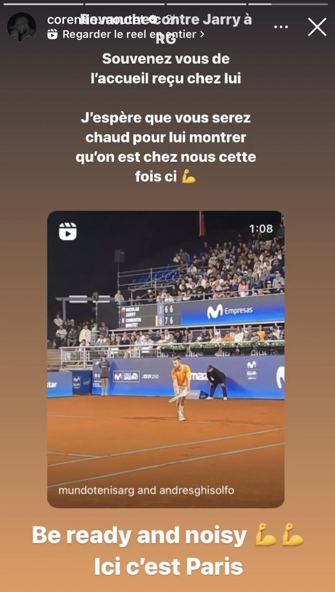 RomainNextGen's tweet photo. Des gens parlent du Zverev/Nadal pour le premier tour alors que le match du siècle sera Moutet 🇫🇷 - Jarry 🇨🇱

Coco vient de faire un appel sur insta. Ça va être électrique. 

(Dans le respect sur place j’espère quand même) https://t.co/HDRUxy1M2s