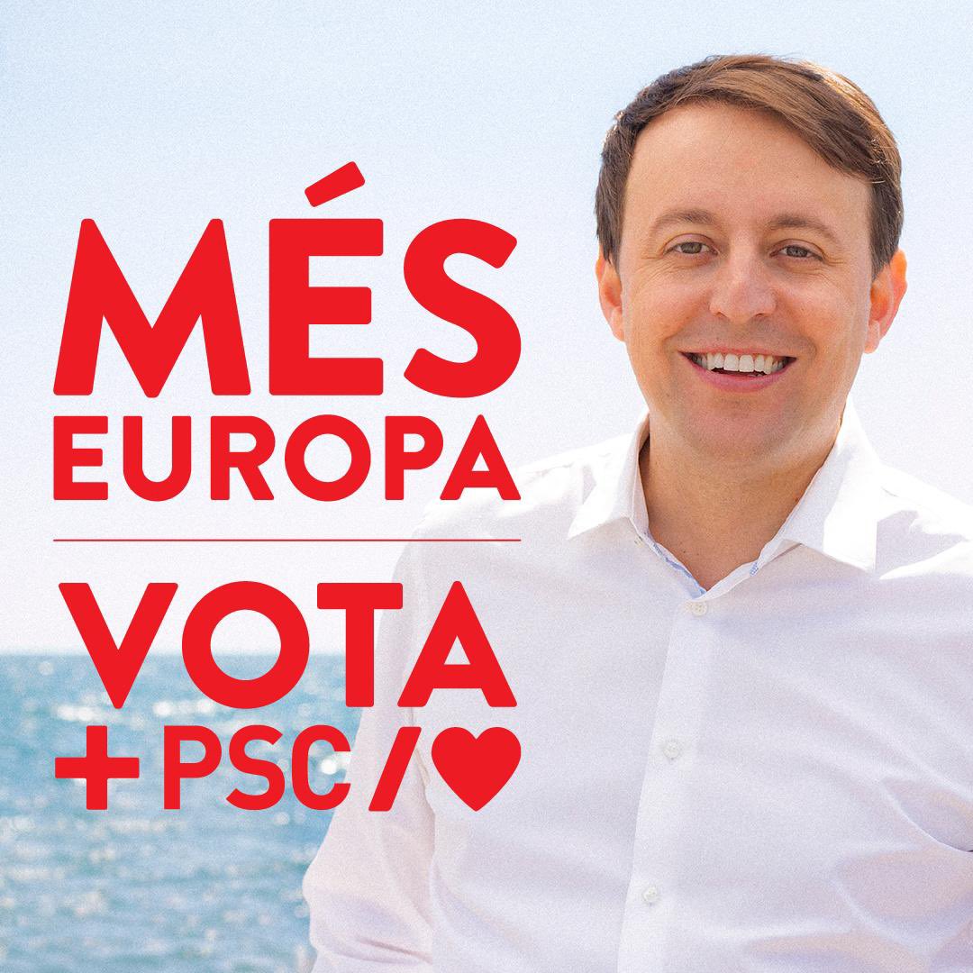 javilopezEU's tweet photo. Catalunya serà decisiva el #9J: serà el dic de contenció del discurs de l'extrema dreta i la dreta, que està posant en risc el projecte europeu.

Defensem #MésEuropa! #VotaPSC https://t.co/5R4hJnzIqj