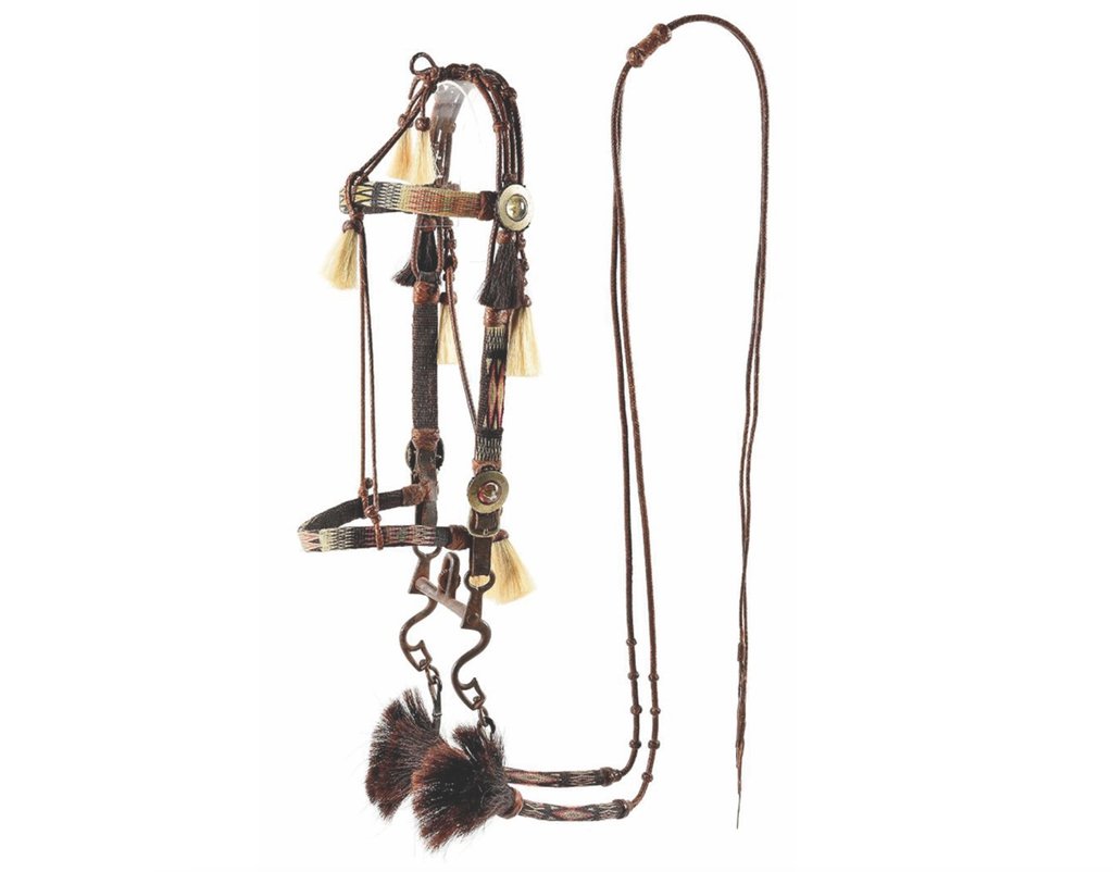 Horsehair bit and bridle sets made by inmates in state and territorial prisons in the West are very desirable to collectors. A fancy set made at the Yuma Territorial Prison fetched over $22,000 at the Lebel auction. l8r.it/bIuZ