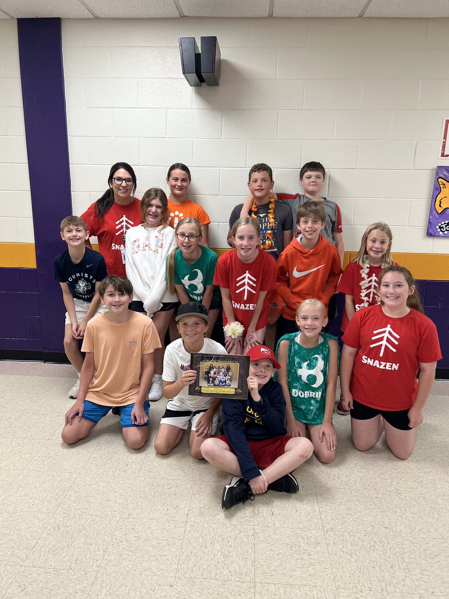 Mrs. Coker and Mrs. Johnson are so proud of their kindergarten wildcats heading off to middle school. 💜💛💙💚