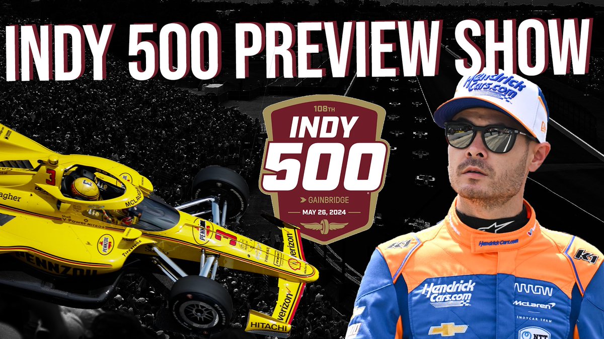 IT’S TIME!🚨Our mega Indianapolis 500 preview show is LIVE, featuring @IndyCarRadio’s @RyanMyrehn! We discuss: ▪️Kyle Larson’s progress ▪️Surprises from qualifying ▪️Weather outlook ▪️Podium predictions #Indy500 #INDYCAR ▶️ youtu.be/DGWf07tX6Oc?si…