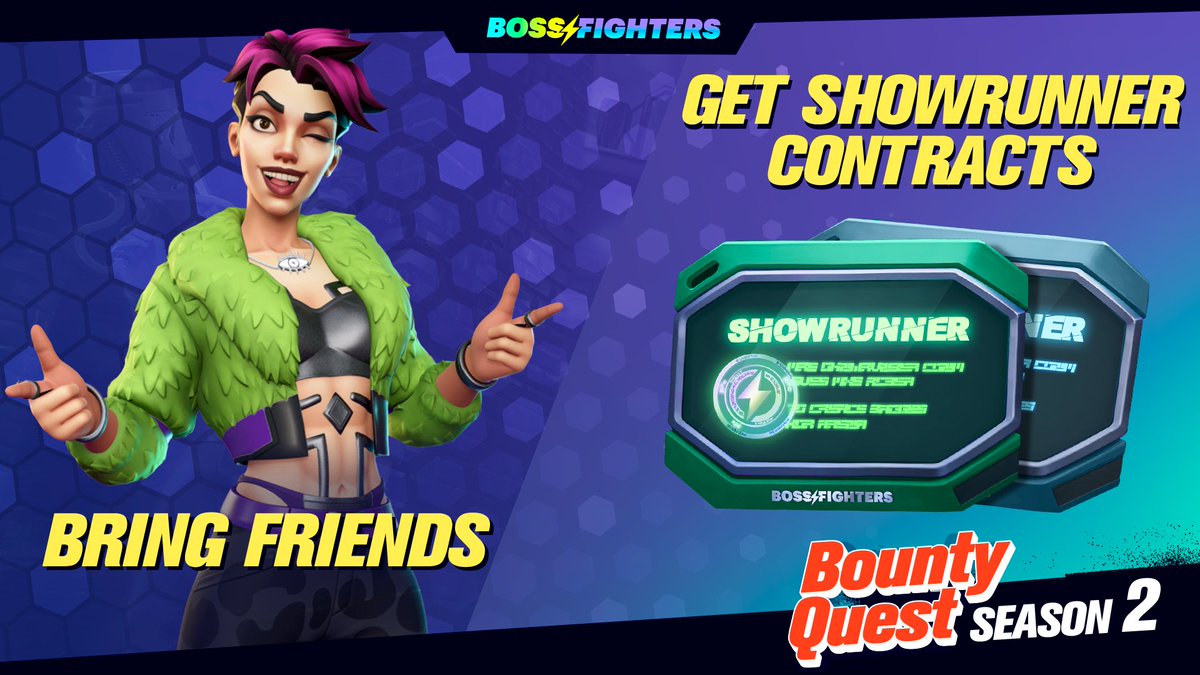 Season 2’s challenge is to bring the most friends to the platform via your referral link. Why do it? The top 10 performers will get @BossFightersX Show Runner Contracts at the end of the season! ⚡ Join now! airdrop.bossfighters.game