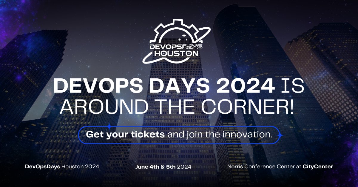 This is your opportunity to join DevOps Days 2024! With only a few days remaining, tickets are selling rapidly, so secure yours today! Don’t wait! tickets.devopsdays.org/devopsdays-hou…

#DevOpsDays2024 #SecureYourSpot #GrabYourTickets #TechEven