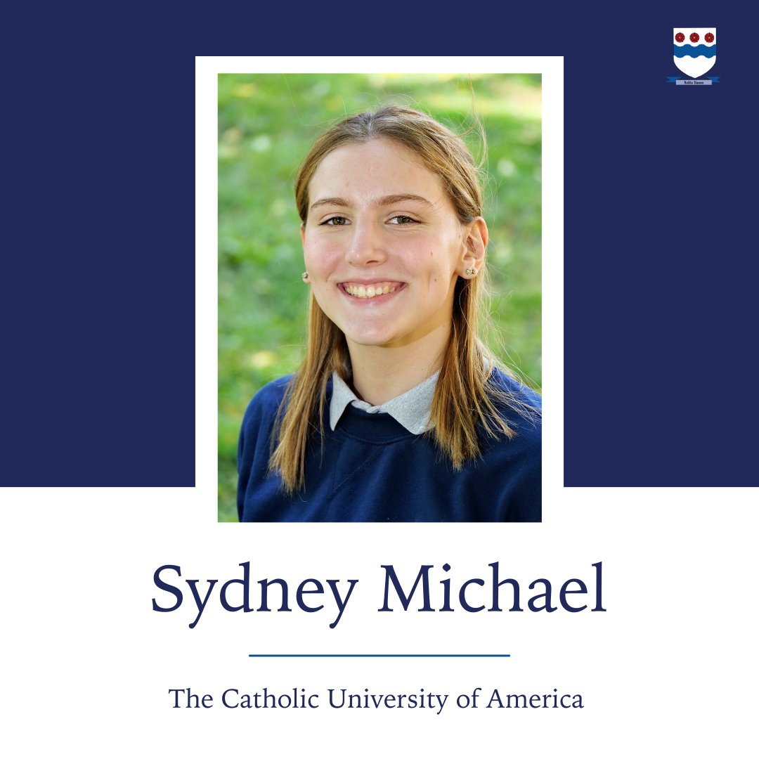 Congratulations to Class of 2024 Senior Sydney Michael, who will be attending The Catholic University of America this upcoming fall!

#BrookewoodSchool #NoliteTimere #BeNotAfraid #CatholicSchools #allgirlsschool #MOCOSchools #DC #DCCatholicSchools