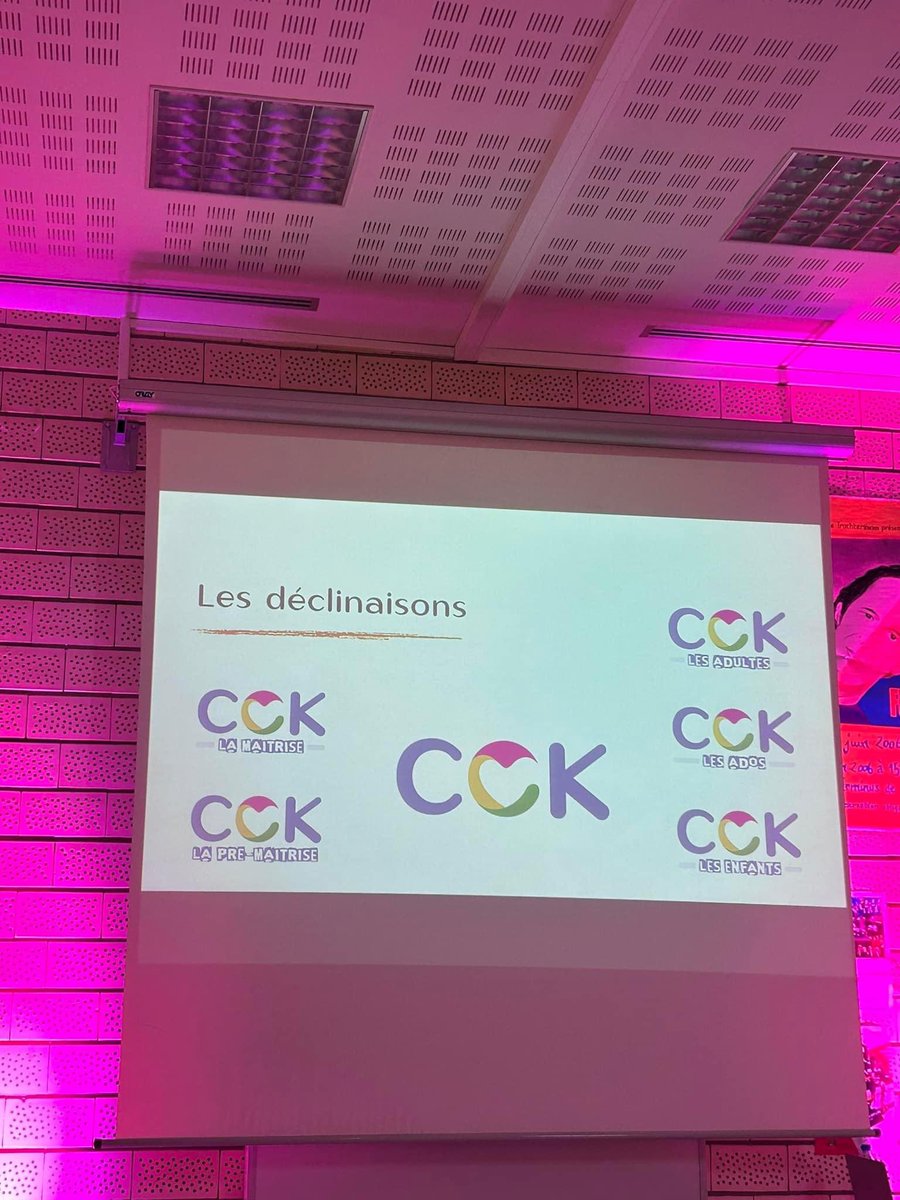 1ere soirée partenaires au #collège #kochersberg, où il a été question de l'évolution du nom de l'atelier chant choral, qui devient "la Maîtrise du Kochersberg", et de la présentation de la future identité visuelle des Choeurs du Collège du Kochersberg.
<a href="/OlivierFaron/">Olivier Faron</a> <a href="/d_chevalley/">Daniel Chevalley</a>