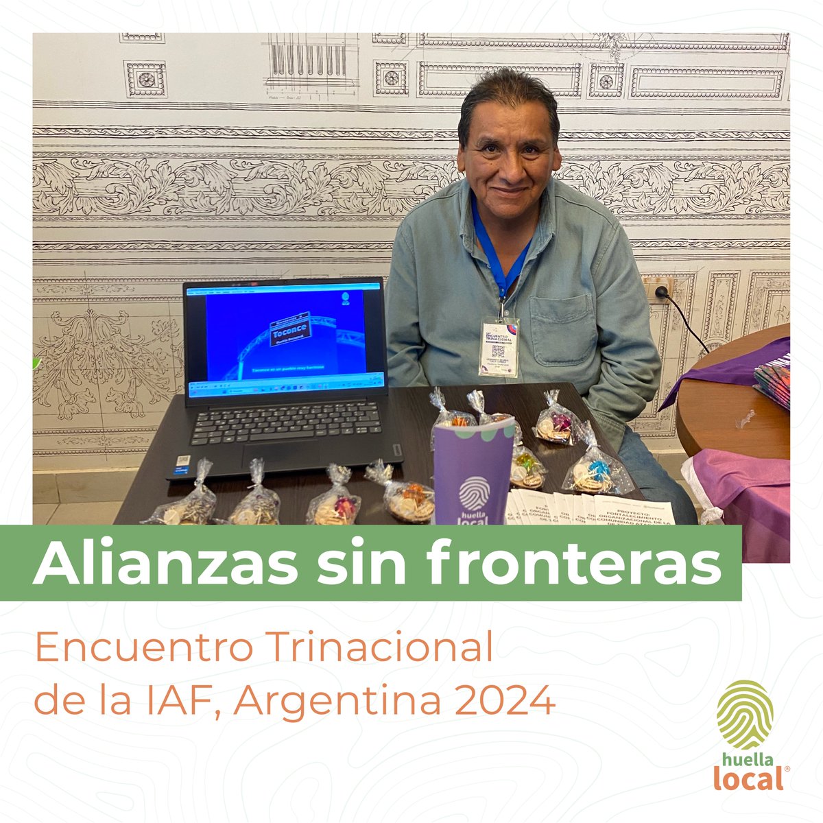 HuellaLocal's tweet photo. 🚀Viajamos hasta Argentina, junto a Leonardo Yufla, Presidente de la Comunidad Atacameña de #Toconce, para encontrarnos con otras organizaciones que se encuentran trabajando para impulsar comunidades, a través del patrocinio de la #IAF.
¡Juntos construyendo un futuro mejor! 🌍🤝 https://t.co/yCRd8b0yxI