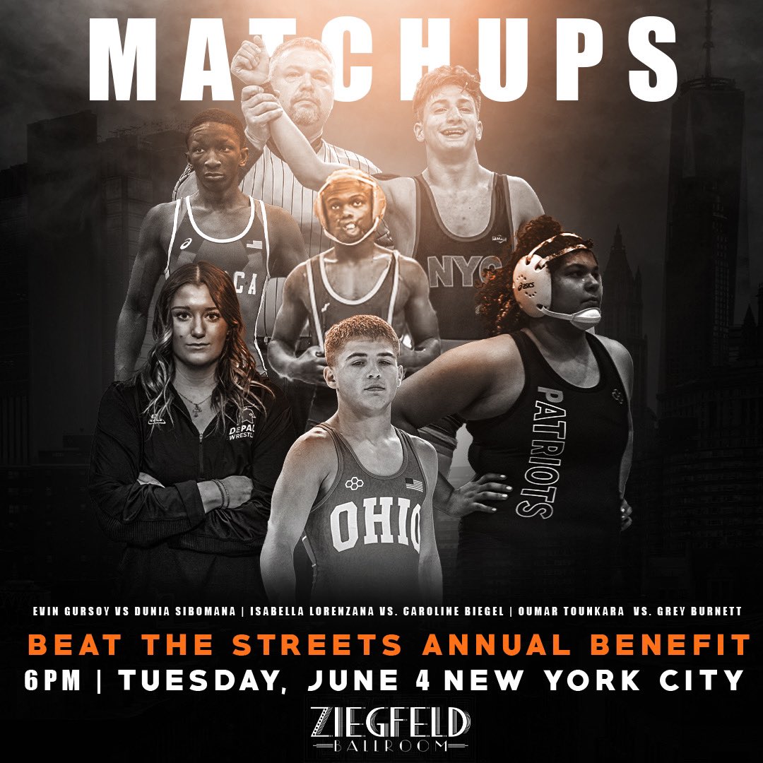 BeattheStreets's tweet image. #BeatTheStreets student-athletes Evin Gursoy, Isabella Lorenzana and Oumar Tounkara will compete at the #BeatTheStreets Annual Benefit!

📝 btsny.org/post/2024-beat…
🎟️ us.givergy.com/2024BeatTheStr…
🗓️ June 4
📍 Ziegfeld Ballroom

🎨 @geoffriccio