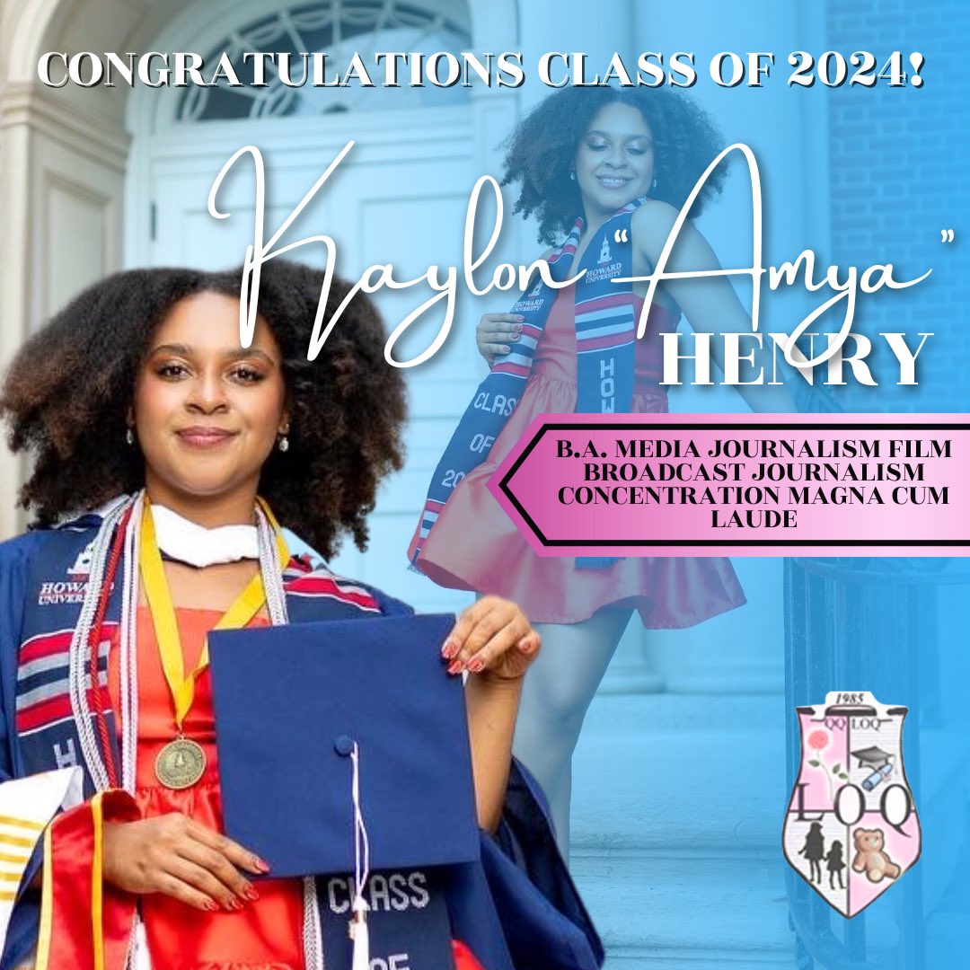 LOQSC's tweet image. #QQonGRADulations To our sister Amya, for graduating with a B.A in Media Journalism Film Broadcast Journalism Concentration Magna Cum Laude!

We are so proud of you Amya! #qqualityladyalert 💘💘