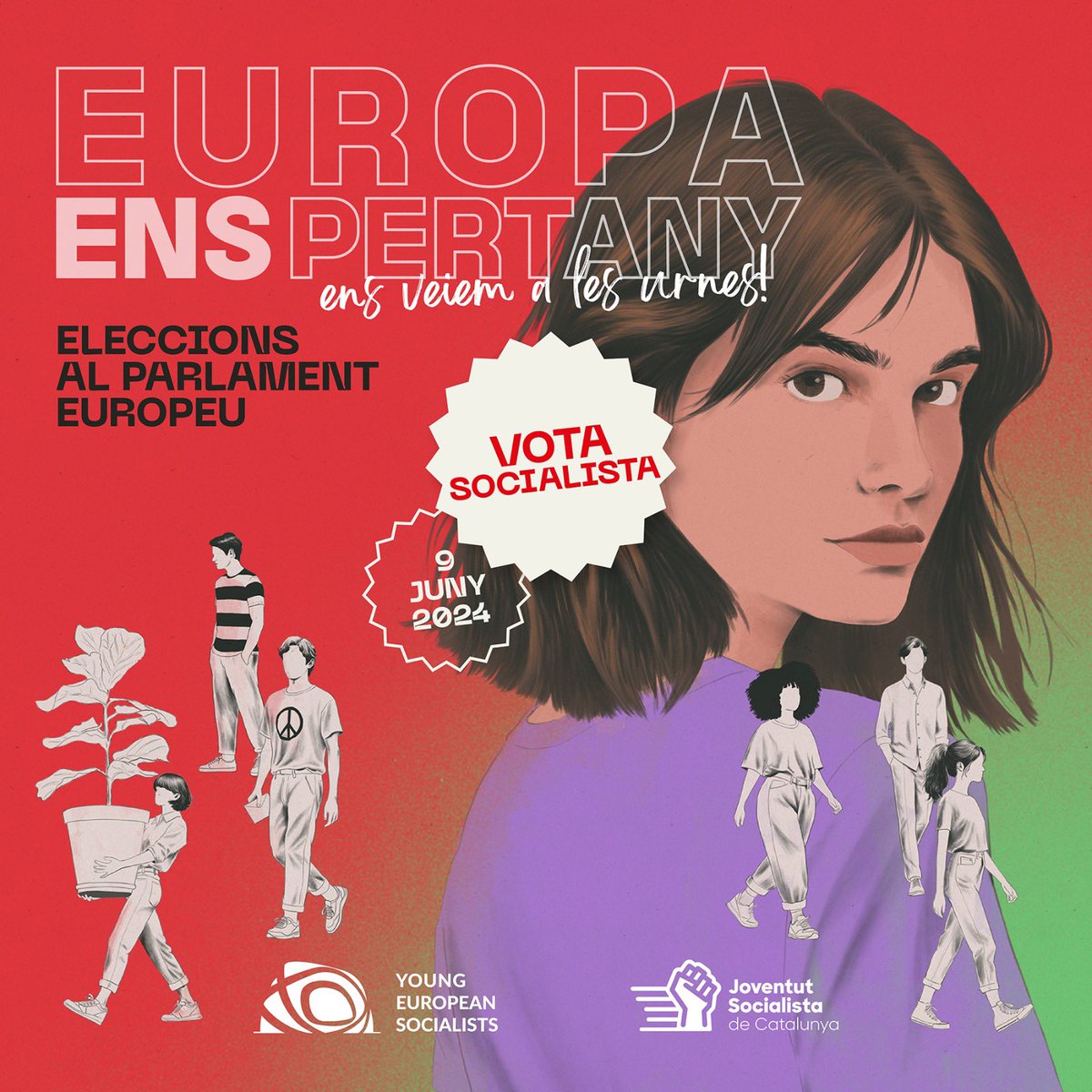 El futur ens pertany! 🇪🇺

✊🏻Construïm una Europa solidària, en igualtat, i socialment justa.

El pròxim 9 de maig, vota socialista, vota +Europa! 🌹