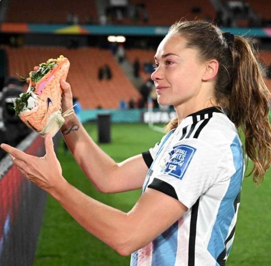My fat ass thought she was holding a giant sandwich
