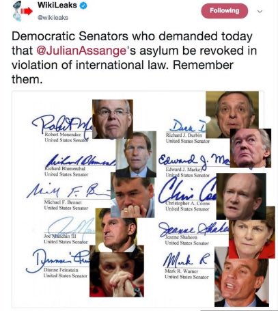 joseph_bombero's tweet photo. @SenatorBennet Seems to US, the only thing you fight for is war. I’m sure your portfolio is growing, but what we really want is our right to a free press returned. You don’t seem to care about that or an innocent man you helped imprison. #FreeAsange https://t.co/3pTRRCuYGN