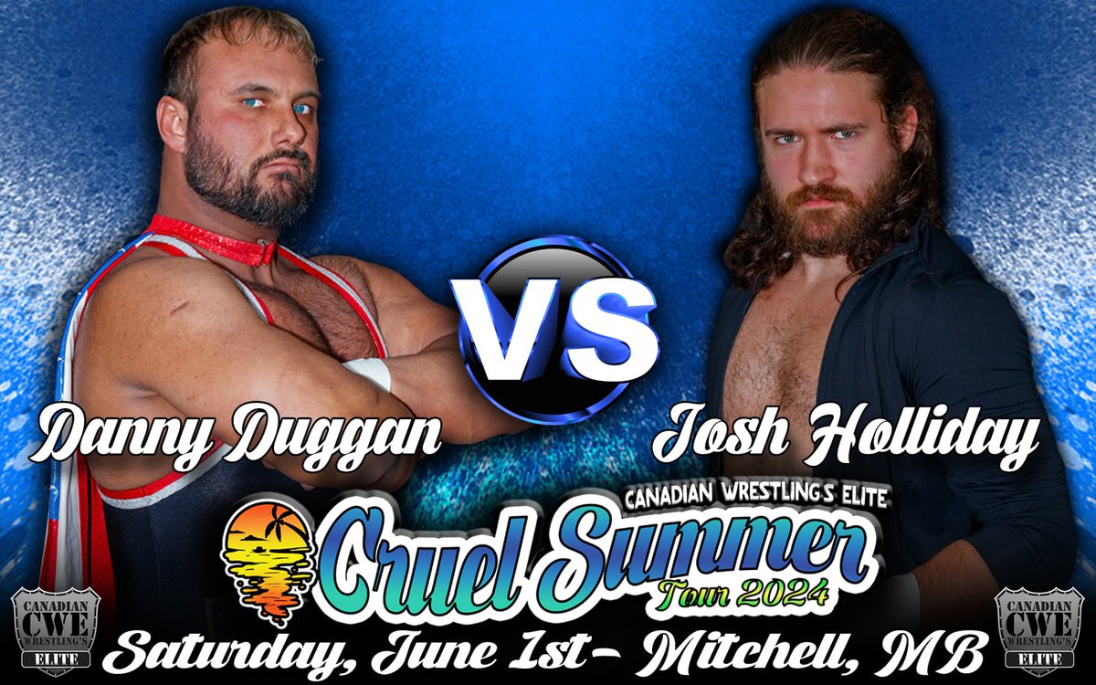 CWE Canada (@cwecanada) on Twitter photo June 1 <a href="/CWECanada/">Canadian Wrestling's Elite</a> #Mitchell #Manitoba: <a href="/josh_cheeks/">Josh “Cheeks” Holliday</a> vs 7x #CWE #Champion <a href="/HotshotDannyD/">Hotshot Danny Duggan</a>! #wrestling #steinbach June 1 <a href="/CWECanada/">Canadian Wrestling's Elite</a> #Mitchell #Manitoba: <a href="/josh_cheeks/">Josh “Cheeks” Holliday</a> vs 7x #CWE #Champion <a href="/HotshotDannyD/">Hotshot Danny Duggan</a>! #wrestling #steinbach