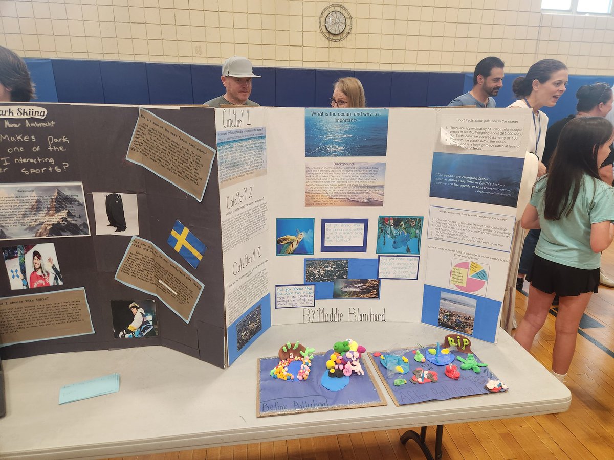Wonderful Fifth Grade Learning Showcase at Deer Hill Elementary School today. Great job, teachers and students. These well researched projects were excellent.  <a href="/DeerHillSchool/">Alexandra L. Sullivan</a>
