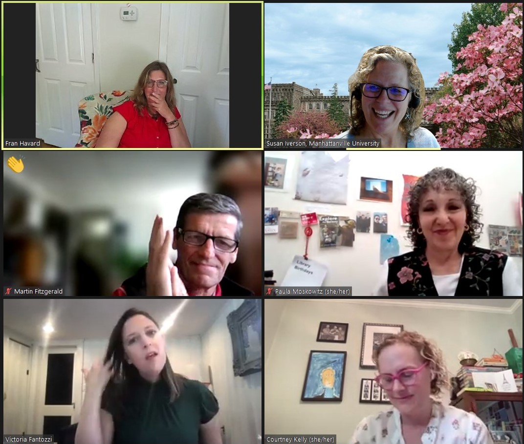 susaniverson1's tweet photo. That moment when you're told #Congratulations on your successful proposal defense &amp; you're trying to take it in! Bravo Fran Havard, #EdLeadership doctoral student @Mville_U @pnwboces  @WoosterSchl FMI, https://t.co/9O8Uf50pUG https://t.co/Q6upc8Vgmp