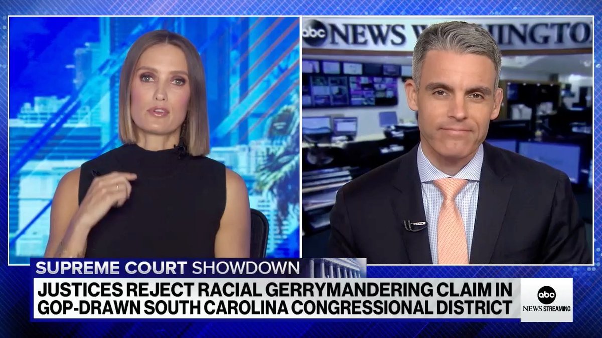 The U.S. Supreme Court ruled today that no racial gerrymandering was acknowledged in GOP-drawn South Carolina. @DevinDwyer has more.