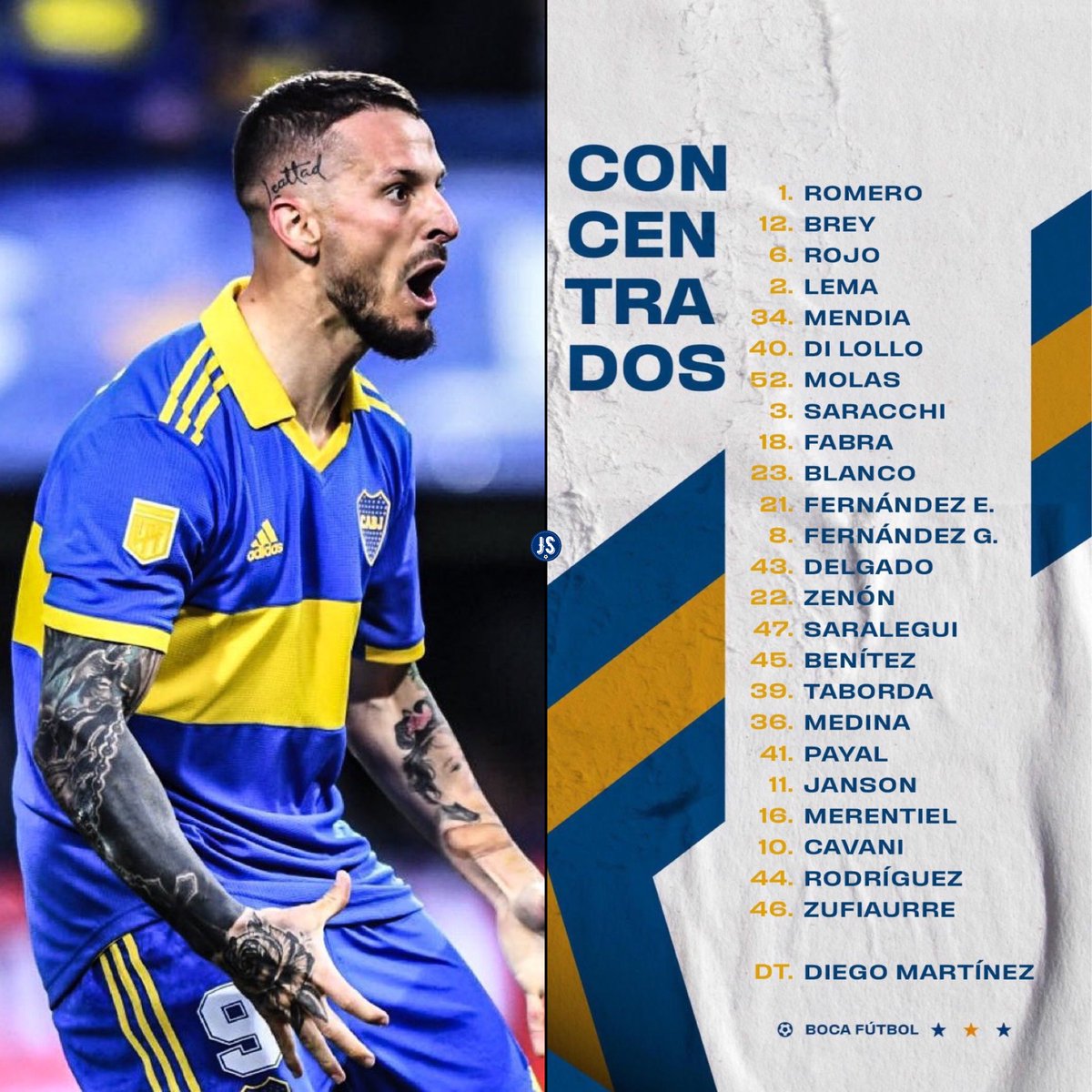 🚨🇦🇷 Darío Benedetto quedó AFUERA de la lista de concentrados para el partido ante Talleres de Córdoba.