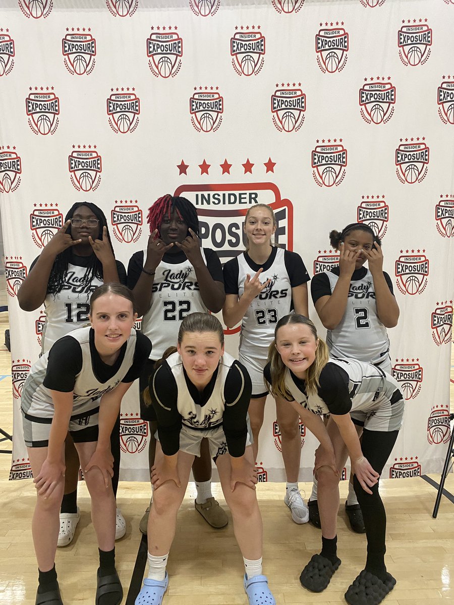 Lady Spurs finished 2-2 at Beast of the East by @InsiderExposure .  Some ups and downs, but coaches and org is proud of this young group who played 2027 division this tournament. 🏀🤘👊🏿 We are looking forward to the Summer and playing in @TFNsRun4Roses  for the first time!