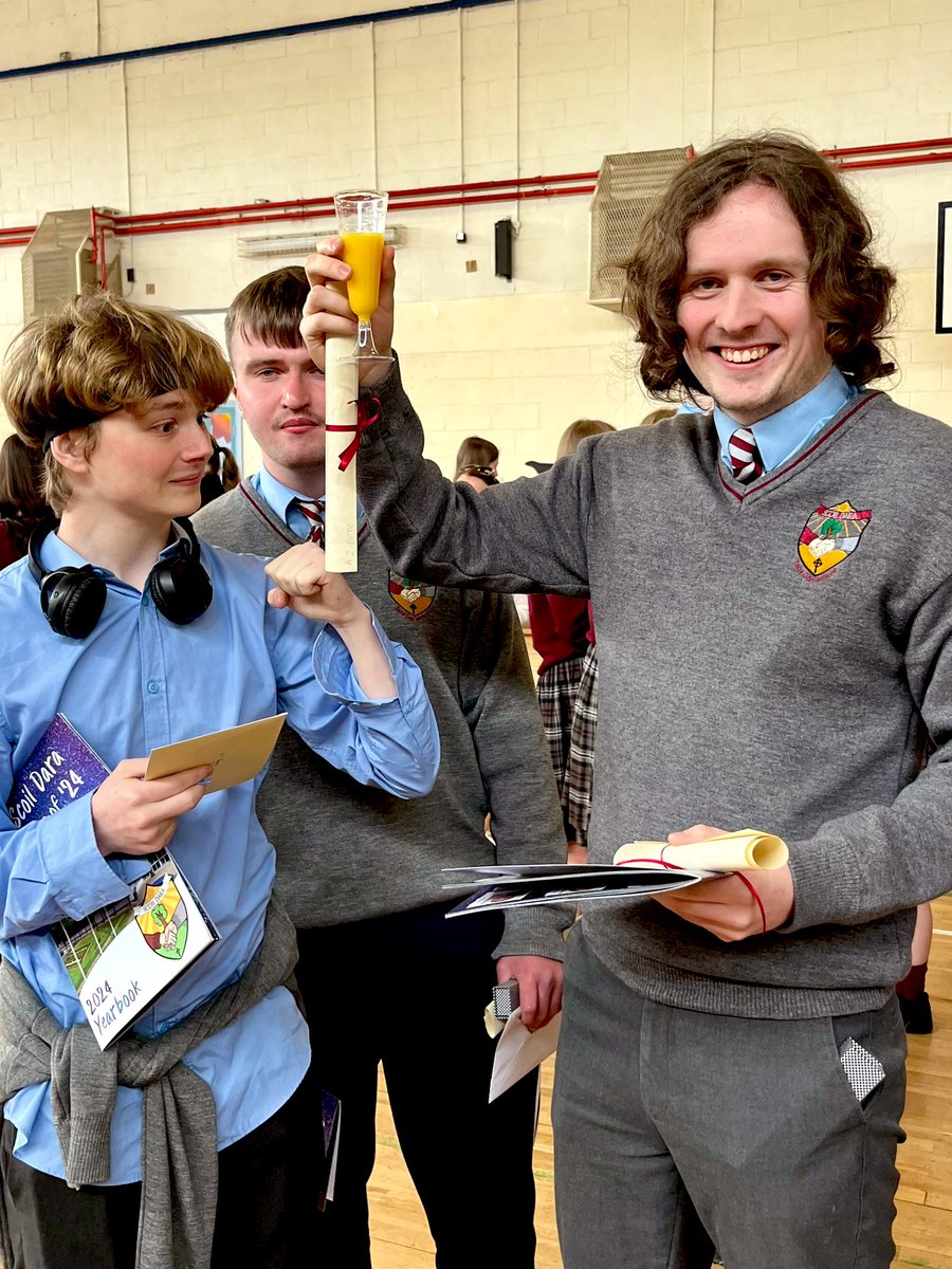 Big thank you to everyone for organising our unforgettable 6th Yr Graduation breakfast today. A fantastic way to bring our class together before graduation. Thank you, Ms. Finlay for taking such good care of this fantastic bunch of students. 
youtu.be/i7blcCc9FMs?si…