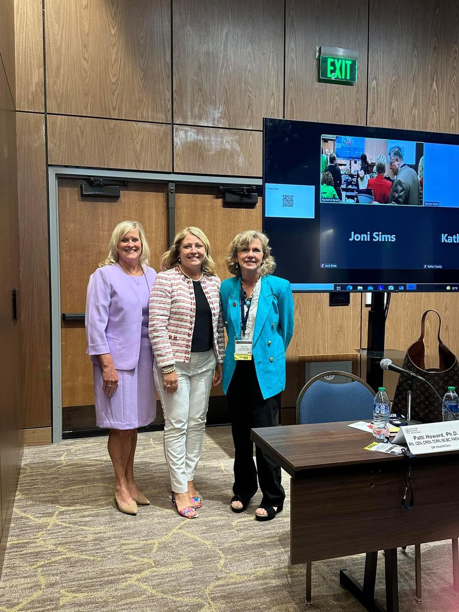 BoardNursing's tweet photo. Busy week for our Executive Director, Kelly Jenkins! On Monday, she spoke at the Kentucky Hospital Association Convention, followed by a speech at the Kentucky Organization for Nurse Leaders Conference on Tuesday. And yesterday, the Kentucky League of Nursing’s Conference https://t.co/s3lXPRsenF
