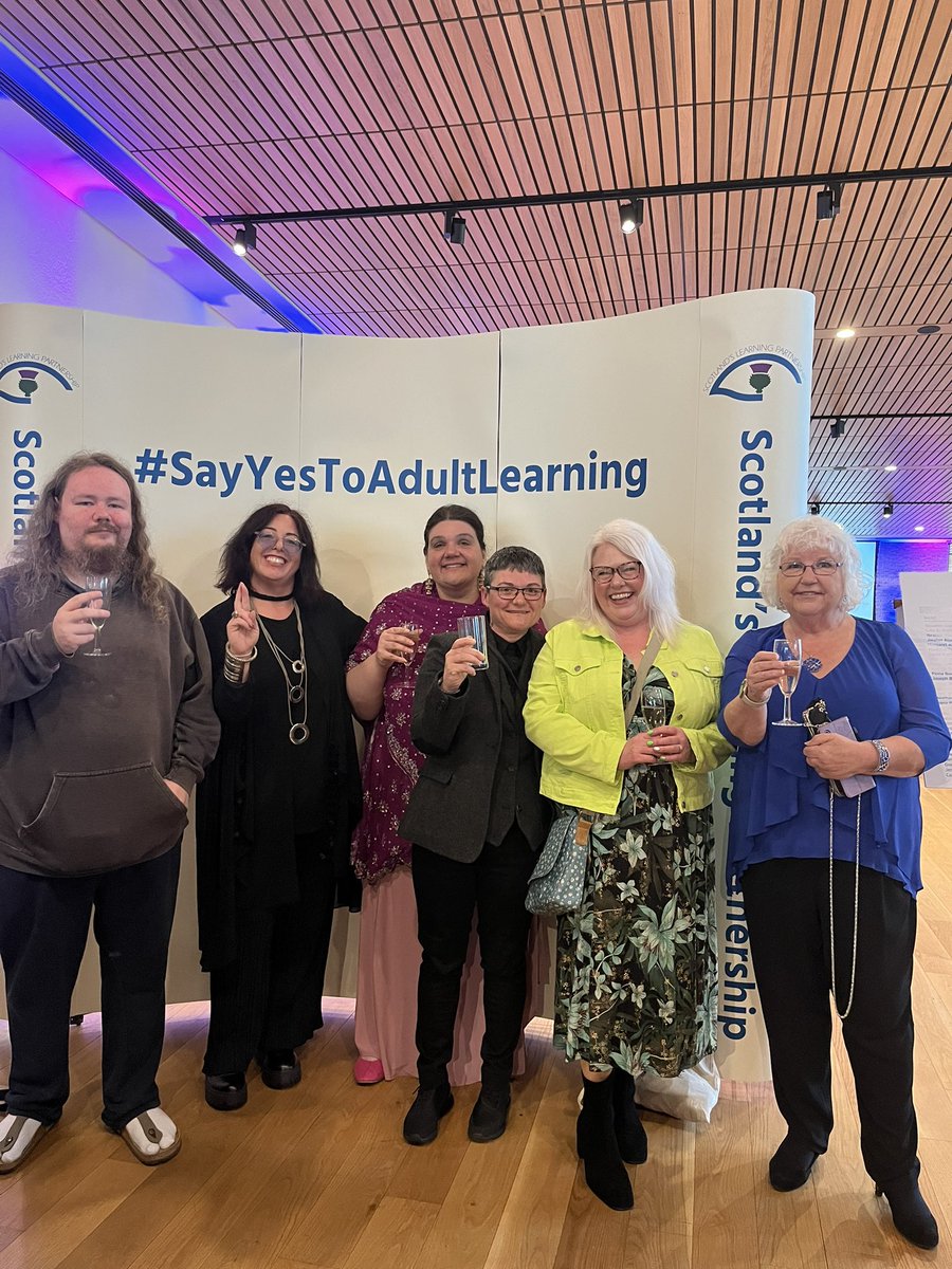 ClareTBrown's tweet photo. We’re here, hoping to bring it home to Aberdeenshire! 
#ALWS24
#SayyesToAdultLearning
#AdultLearnersMatters
#BecauseOfCLD https://t.co/Nn78w9Y9eS