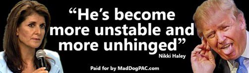 Should we quote Nikki Haley on a billboard? Chip in maddogpac.com/products/quick…