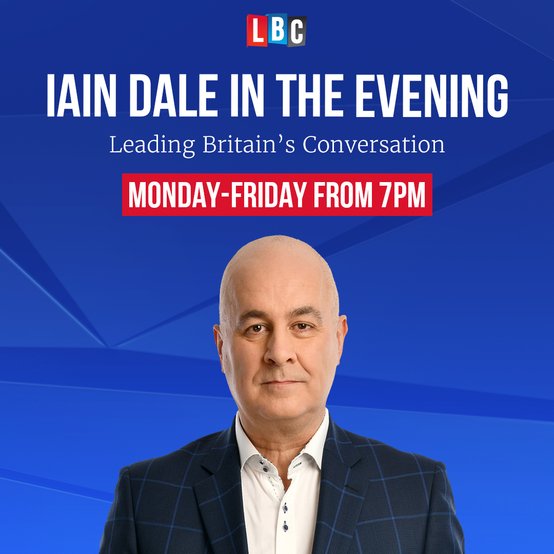 Coming up on Iain Dale in the Evening from 7om on @LBC... 7pm Why should Sir Keir Starmer agree to do a debate each week with Rishi Sunak? 8pm How big a role will security and defence issues play? With Sir Robin Niblett 9pm What influence will smaller parties have?
