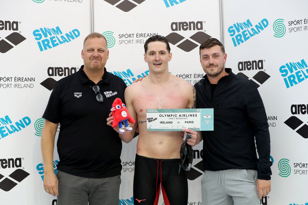 swimireland's tweet photo. The golden ticket 🎫

#IrishOpen2024 | #RoadtoParis https://t.co/9Bk8VD4bkg