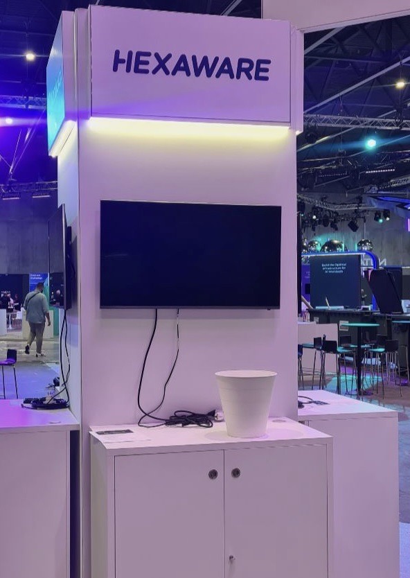 HexawareGlobal's tweet photo. 3 days of electrifying discussions & powerful connections made .NEXT truly amazing! Overwhelmed by the love at booth #AI8! Thanks for experiencing the power of Gen AI with us. The journey's just begun; let's keep pushing boundaries!
#GenAI #TheFutureisNow https://t.co/ufy5faEI8N