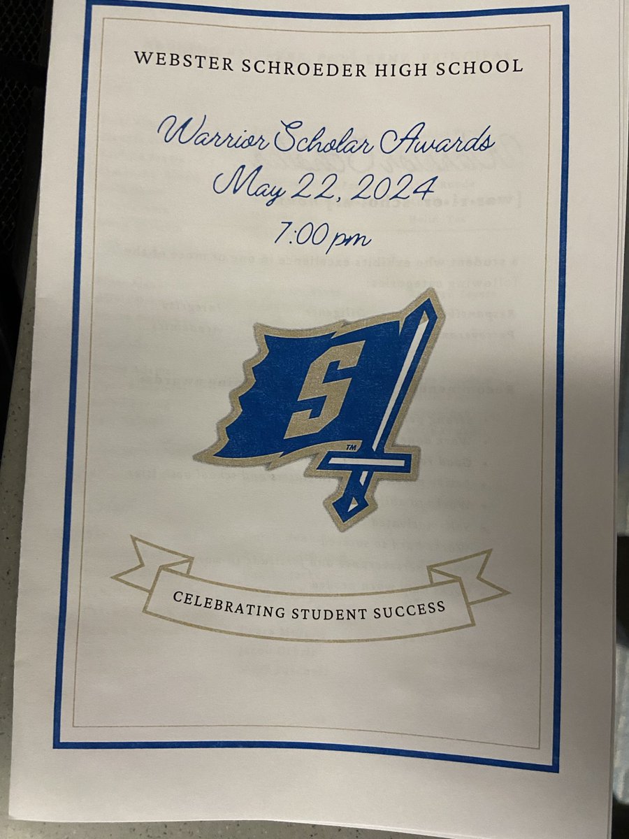 Congratulations to all of our 9th and 10th grade scholars! Future continues  to be bright! So proud of our Warriors. ⁦@SchroederPTSA⁩, image size:900x1200