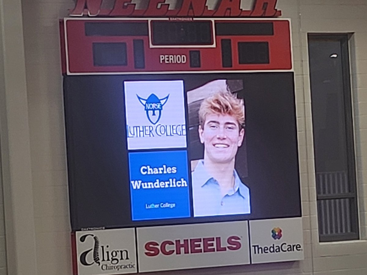 Great day to be a Rocket!  Next up study and hoops  <a href="/luthercollege/">Luther College</a> <a href="/norsesports/">Luther College Norse</a> #NeenahWithPride