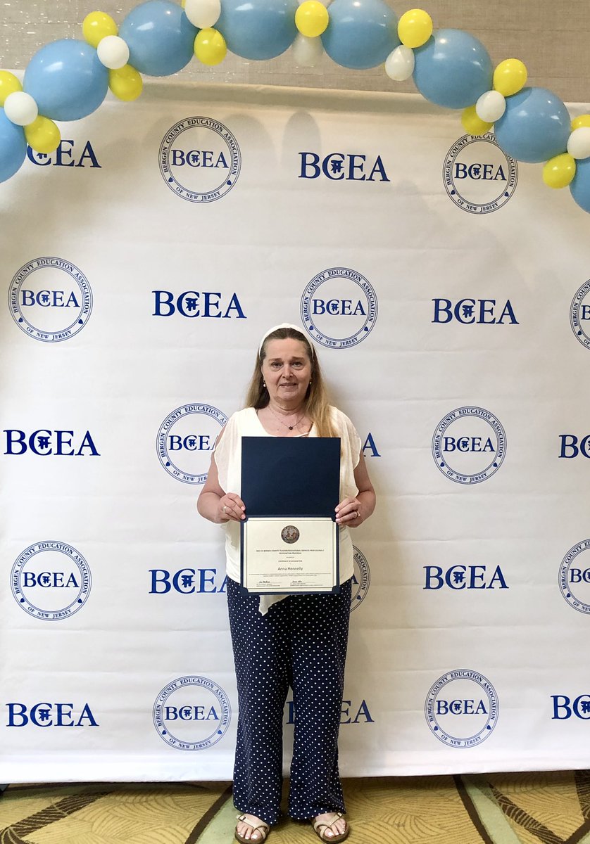 Dumont_Honiss's tweet photo. Congratulations to our Honiss School teacher of the year, Anna Hennelly who is being recognized today at the Bergen County Education Association.
#Dumontdistrict
#Honisshawks
#Kindergartenteacher
#BCEA
#BCASA https://t.co/OSqB1LLq9b