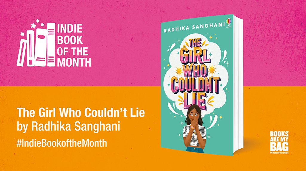 'There's nowhere like an indie bookshop that really captures the joy of reading, and I love that every single one has a completely different energy. It means so much to me to have them spreading the love for Priya.” - @radhikasanghani #IndieBookoftheMonth @Usborne