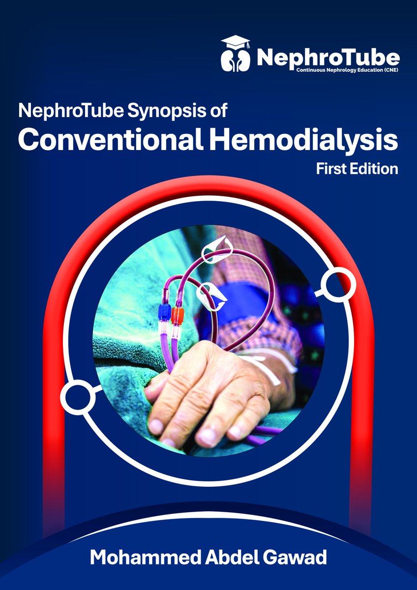 I will explain my book “Conventional Hemodialysis” in a series of videos in Arabic and English. In the picture is the schedule for when the lectures will be uploaded. During the week, I will post MCQs about the lecture on NephroTube. At the end there will be an exam on