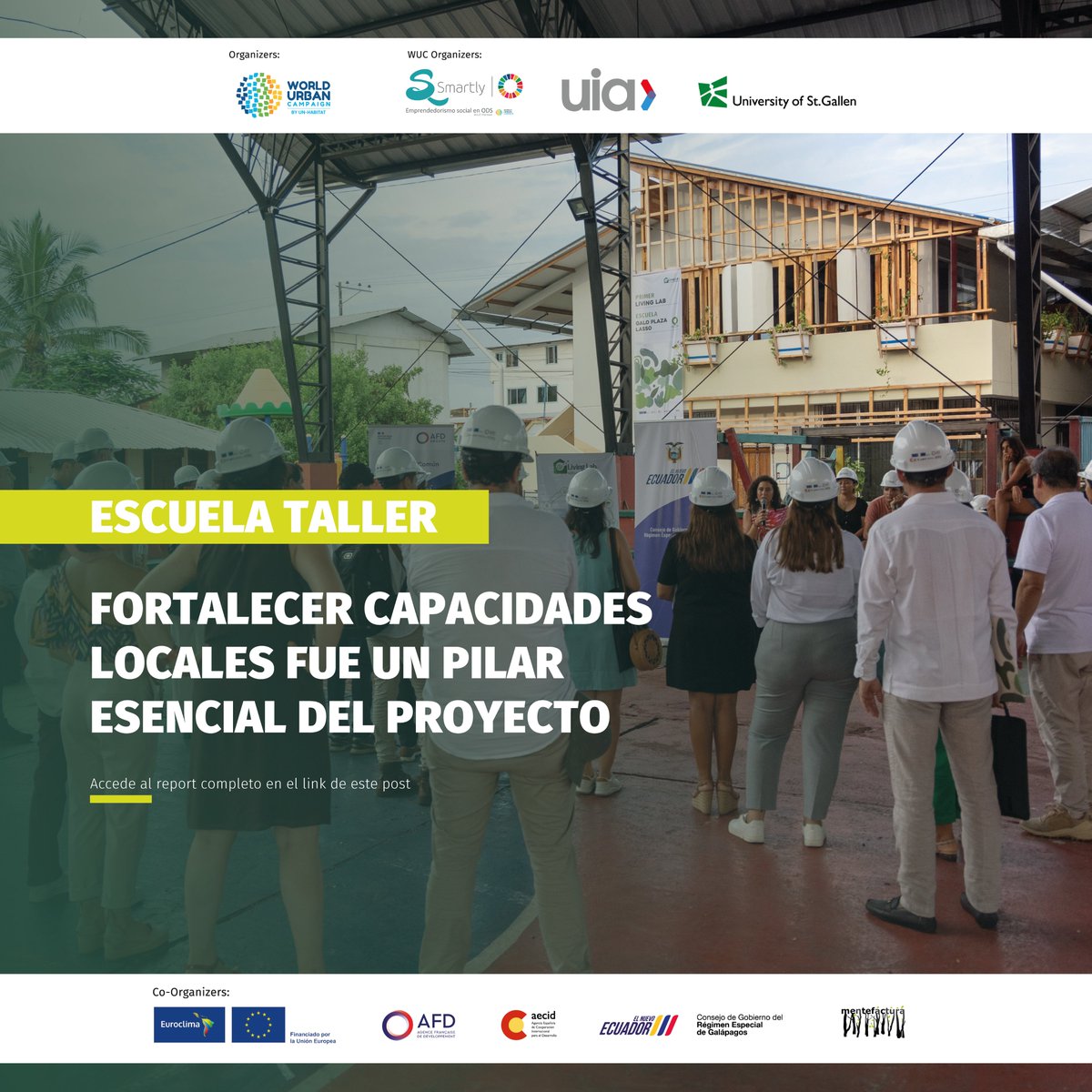 #AT #LivingLab #Galápagos | 📚 Uno de los pilares fundamentales del Proyecto <a href="/livinglabgps/">Living Lab Galápagos Edificación Sostenible</a> es el fortalecimiento de capacidades locales, esto se logró mediante la escuela taller realizada en los cantones: Santa Cruz, San Cristóbal e Isabela

👉 Conoce más: bit.ly/3whoTjR