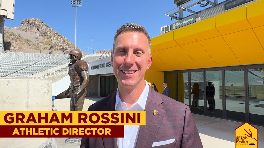 A 1-on-1 with new ASU AD @GrahamRossini discussing what value being an alum has on his job, the department's most pressing issues, NIL, the revamped departmental structure, and a message to Sun Devil fans. WATCH: youtu.be/_3sXOKwJmyI